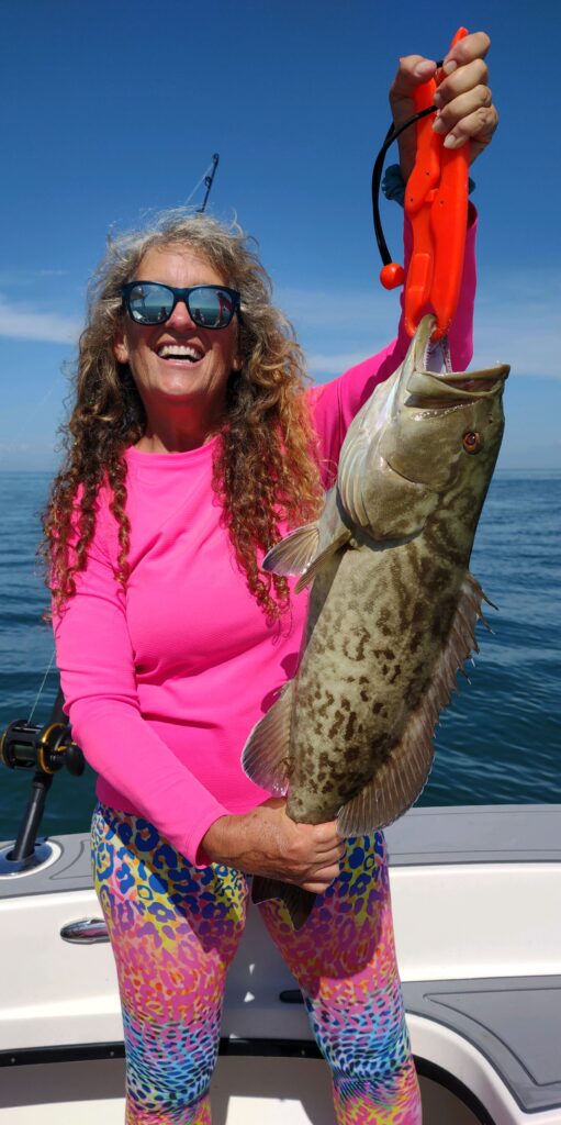 FIshing near Citrus County, Grouper catch